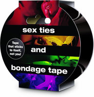 Sex Ties & Bondage Tape Black, Red, Pink